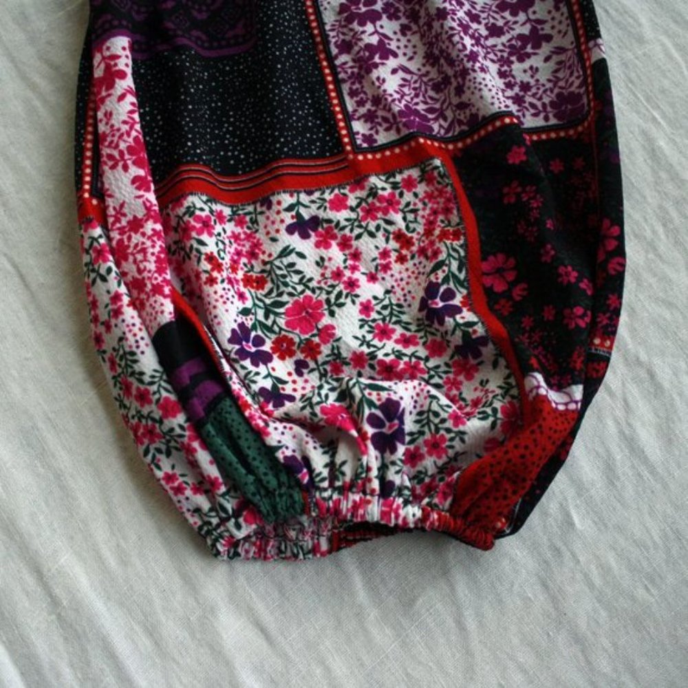 romantic rose patchwork blouse - Picture 6 of 6